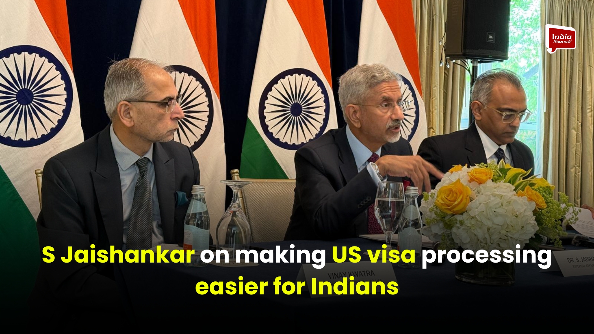 S Jaishankar on making US visa processing easier for Indians